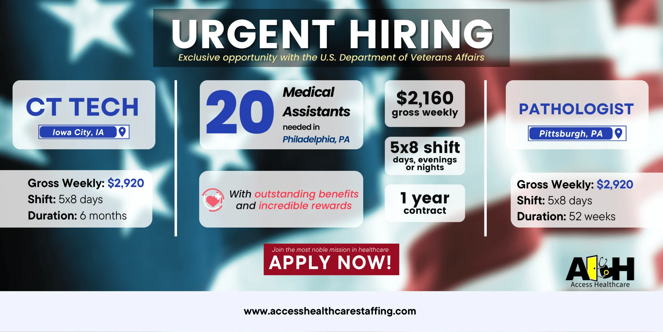 Access Healthcare Urgent Hiring March 2024